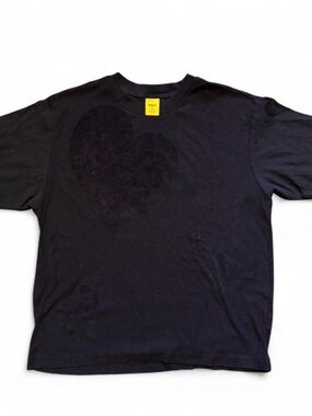 Golf Wang Black Short-Sleeve Tee with Subtle Heart Graphic